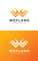 Weflame - Letter W Logo Template Screenshot 3
