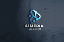 AI Media Pro Logo Template Screenshot 1