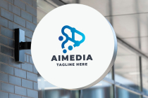 AI Media Pro Logo Template Screenshot 2
