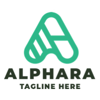 Alphara Letter A Pro Logo Template