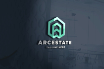 Arc Real Estate Pro Logo Template Screenshot 1