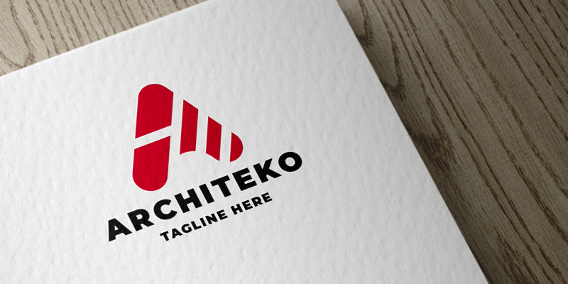 Architeko Letter A Pro Logo Template