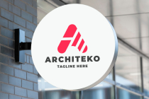 Architeko Letter A Pro Logo Template Screenshot 2