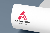 Architeko Letter A Pro Logo Template Screenshot 3