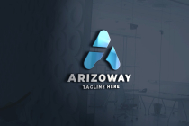 Arizo Way Letter A Pro Logo Template Screenshot 1