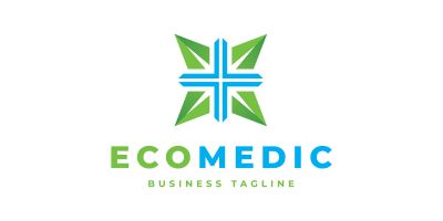 Eco Medical Logo Template