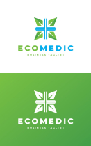 Eco Medical Logo Template Screenshot 3