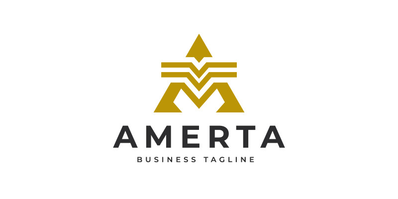 Amerta  - Letter A Logo Template