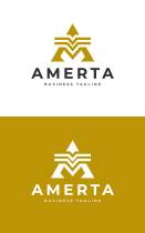 Amerta  - Letter A Logo Template Screenshot 3