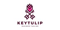 Key Tulip Logo Template Screenshot 1