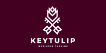 Key Tulip Logo Template Screenshot 2
