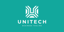Unitech - Letter U Logo Template Screenshot 2