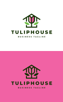 Tulip House Logo Template Screenshot 3