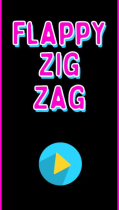 Flappy ZigZag - HTML5 Game- Construct 3 template Screenshot 1