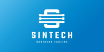 Sintech - Letter S Logo Template Screenshot 2