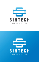 Sintech - Letter S Logo Template Screenshot 3