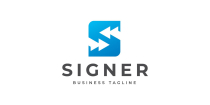 Signer - Letter S Logo Template Screenshot 1