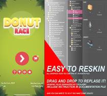 Donut Race - iOS Source Code Screenshot 1