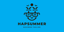 Happy Summer Logo Template Screenshot 2