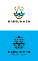 Happy Summer Logo Template Screenshot 3