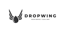 Wings Drop Logo Template Screenshot 2