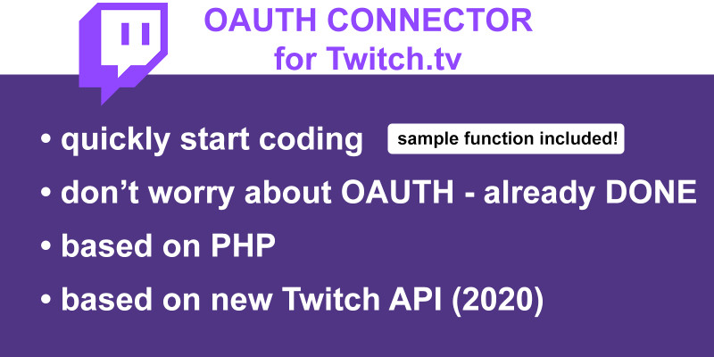 OAuth Connector for Twitch.tv - PHP