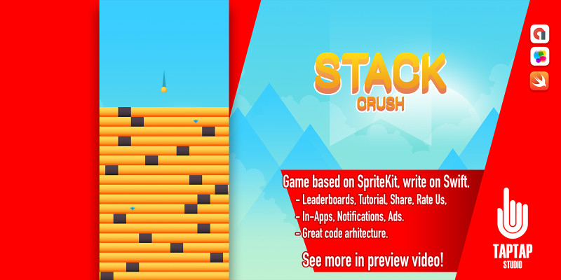 Stack Crush - iOS Source Code