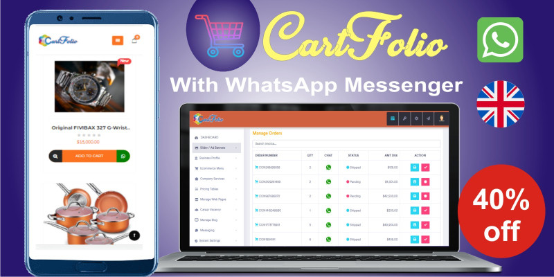 Cartfolio - Multipurpose Ecommerce Shopping Cart