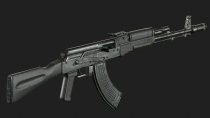  AK-103 3D Model Low Poly  Screenshot 2
