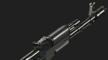  AK-103 3D Model Low Poly  Screenshot 3