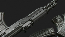  AK-103 3D Model Low Poly  Screenshot 5