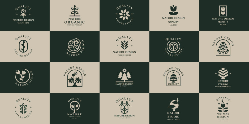 Quality Nature Logo Bundle