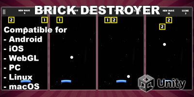 Brick Destroyer - Unity Endless Game
