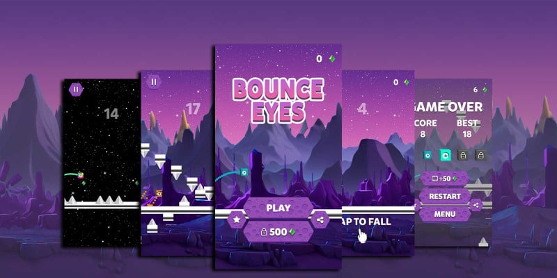 Bounce Eyes - Buildbox Template