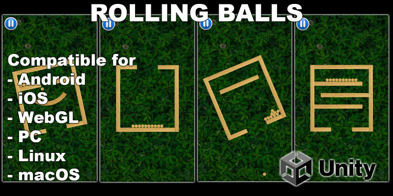 Rolling Balls - Unity Puzzle Game