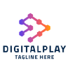 Digital Play Pro Logo Template