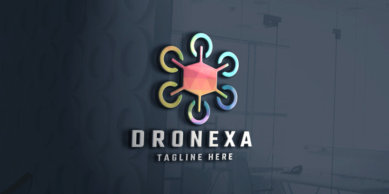 Dronexa Pro Logo Template