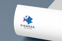 Fishexa Pro Logo Template Screenshot 1