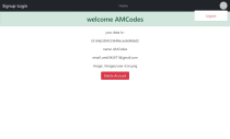 Signup And Login - NodeJS And MongoDB Screenshot 5