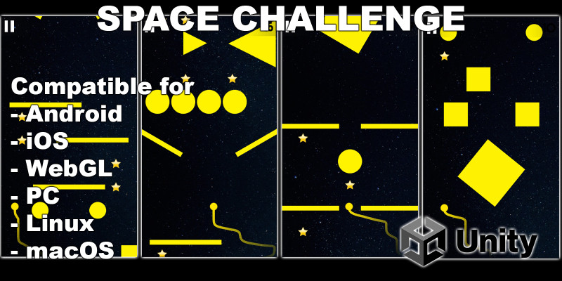 Space Challenge - Unity Hyper Casual Game