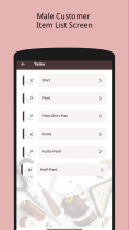 Tailor - Android App Source Code Screenshot 4