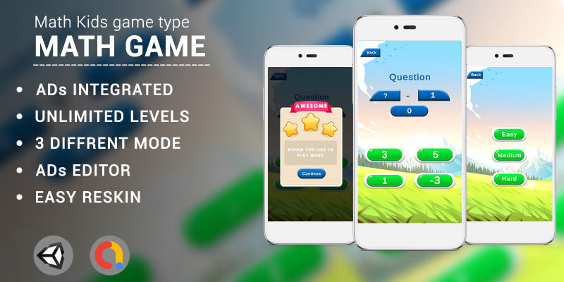 Kid Math - Unity Source Code