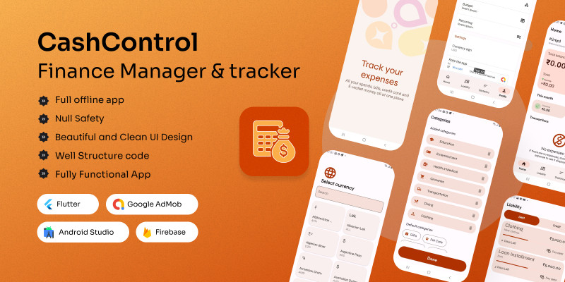 CashControl - Financial Expense Manager - Flutter 