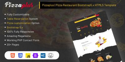 Pizzaplus - Pizza Restaurant HTML Template