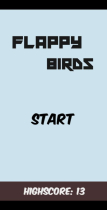 Flappy Birds- HTML5 Game - Construct 3 Screenshot 1