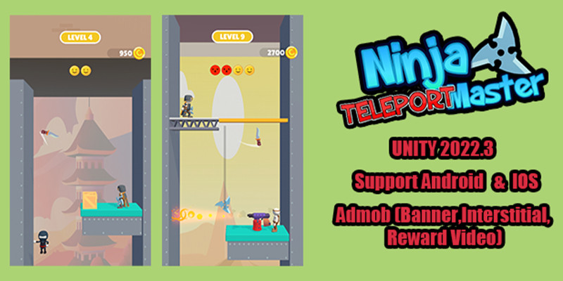 Ninja Teleport Master - Unity Source Code