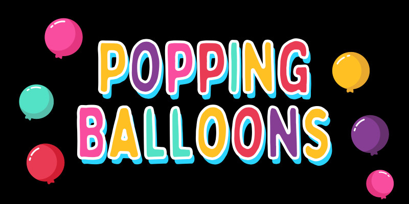 Popping Balloons - HTML5 Construct 3 Template