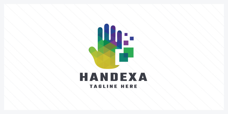 Tech Hand Pro Logo Template