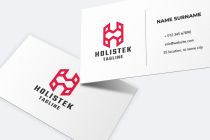 Holistek Letter H Pro Logo Template Screenshot 2