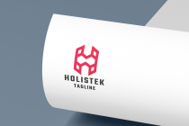 Holistek Letter H Pro Logo Template Screenshot 3